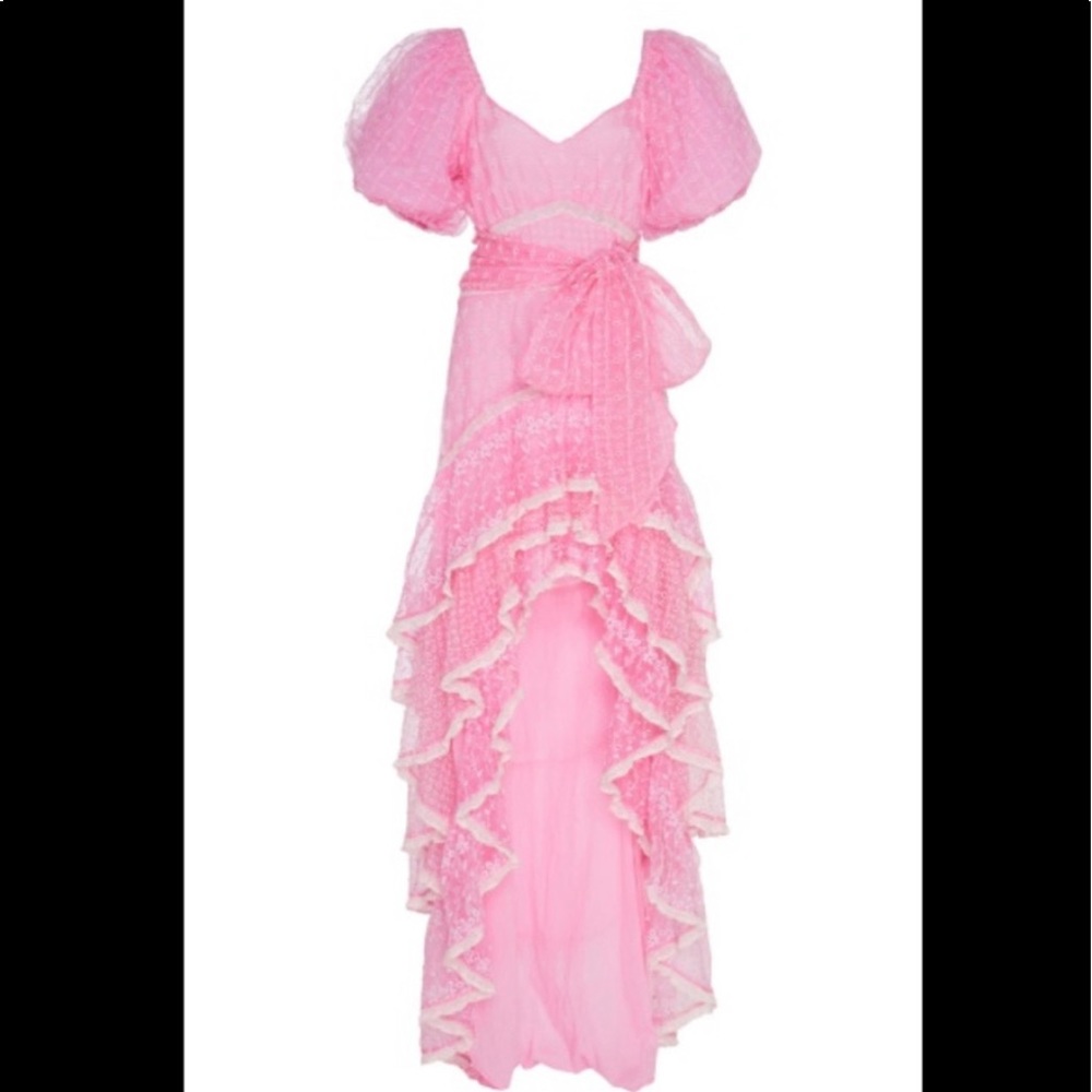 LoveShackFancy Cayden Silk Maxi Dress
